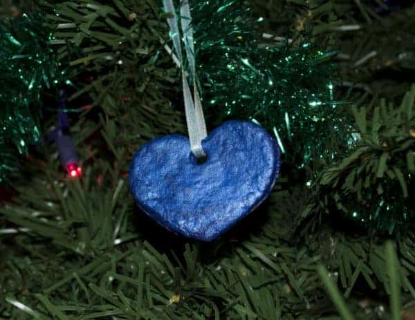 Salt dough decoration on the tree