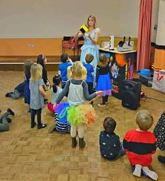 Children at a princess party