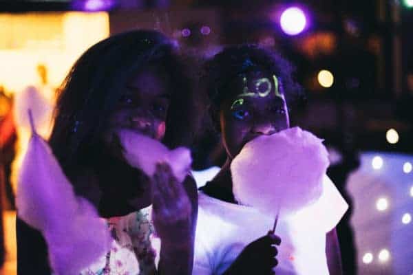 Uv candyfloss