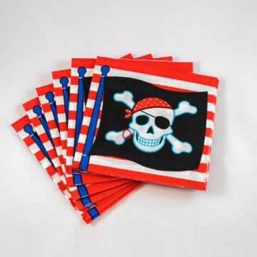 Pirate Napkins (16 Pack)