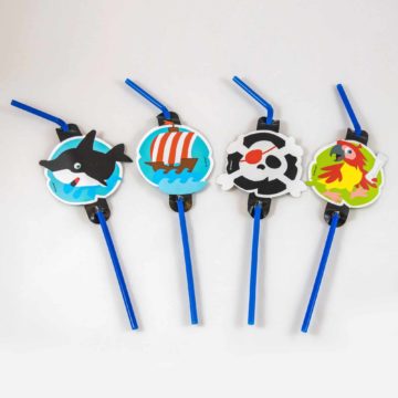 Pirate Straws (8 Pack)