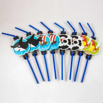 Pirate Straws (8 Pack)