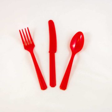 Red Cutlery