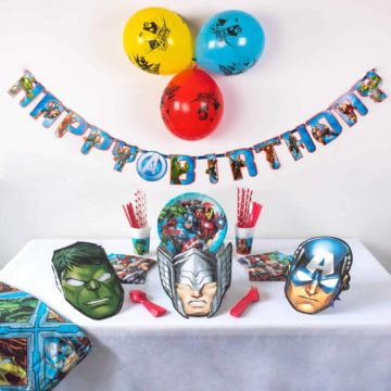 Superhero Party Banner